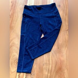 IUGA Women's Deep Blue Leggings, gorgeous color, size Large